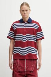 Napapijri pamut póló Napapijri x Martine Rose - burgundia L