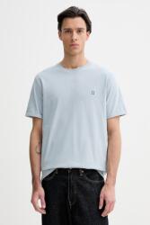 Les Deux pamut póló Norregaard - kék S