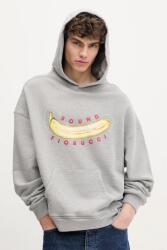 Fiorucci pamut melegítőfelső Banana Sound Print Relaxed Fit Hoodie - szürke XL