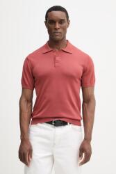 Blauer pamut póló CUSTER - piros L