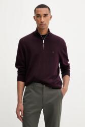 Calvin Klein pulóver férfi gyapjú - burgundia XS - answear - 28 990 Ft