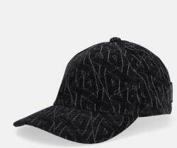 Armani Exchange bársony baseball sapka - fekete Univerzális méret