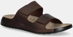 Ecco nubuk papucs Cozmo 2-Strap - barna Férfi 45