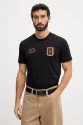 Aeronautica Militare pamut póló - fekete M - answear - 35 990 Ft