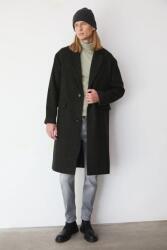 MEDICINE kabát gyapjú keverékből - zöld S/M