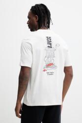 Napapijri pamut póló S-SOL - bézs M - answear - 19 990 Ft