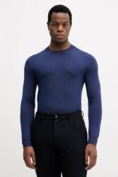 Sisley gyapjú pulóver - sötétkék XL