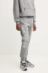 Purple Brand pamut melegítőnadrág HWT FLEECE JOGGER - szürke M