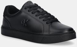 Calvin Klein bőr sportcipő CLASSIC CUPSOLE LACEUP LTH - fekete Férfi 43 - answear - 39 890 Ft