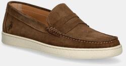 U. S. Polo Assn U. S. Polo Assn. velúr mokaszin MIGUEL002M/5S1 - barna Férfi 44