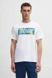 Versace Jeans Couture pamut póló - fehér L - answear - 41 490 Ft
