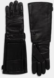 MM6 Maison Margiela bőr kesztyű x Agnelle - fekete S