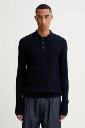 rag & bone gyapjú pulóver - sötétkék XXL