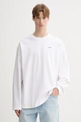 G-Star RAW pamut hosszúujjú Heavy jersey oversized - fehér M