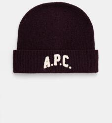 APC A. P. C. gyapjú sapka bonnet axel - lila Univerzális méret
