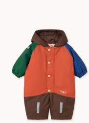 Tinycottons kezeslábas COLOR BLOCK SNOW ONE-PIECE - barna 74