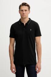 Trussardi pamut póló - fekete S - answear - 18 790 Ft