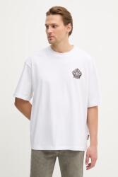 Just Cavalli pamut póló - fehér S - answear - 43 990 Ft