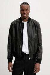 Bally bőrdzseki - fekete 44