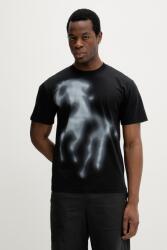 Heliot Emil pamut póló - fekete S