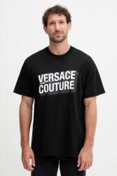 Versace Jeans Couture pamut póló - fekete S - answear - 31 990 Ft