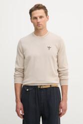 Aeronautica Militare pamut pulóver - bézs XL - answear - 45 990 Ft