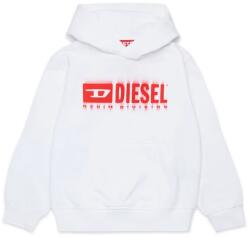 Diesel gyerek melegítőfelső pamutból SGINNHOODL5 OVER SWEAT-SHIRT - fehér 120