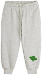 Mini Rodini gyerek pamut melegítőnadrág Planet - szürke 104-110