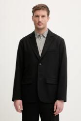 Armani Exchange blézer gyapjú keverékből - fekete 38