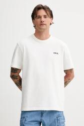 APC A. P. C. pamut póló t-shirt boxy petit vpc - bézs S