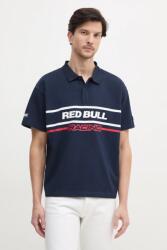 Red Bull Racing x Pepe Jeans pamut póló MOTO PANEL POLO - sötétkék XL
