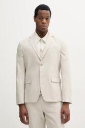 Calvin Klein blézer vászonkeverékből - bézs 54