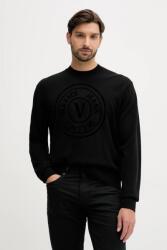 Versace pulóver gyapjúkeverékből - fekete L - answear - 55 990 Ft
