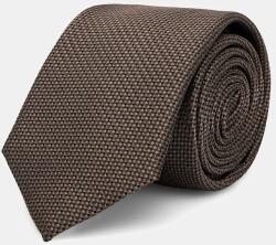 Calvin Klein nyakkendő selyemkeverékből - barna Univerzális méret