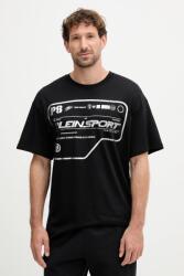 Plein Sport pamut póló - fekete L - answear - 28 390 Ft
