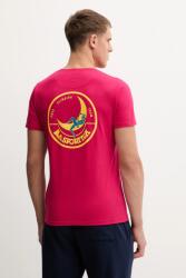 La Sportiva pamut póló Climbing on the Moon - rózsaszín S