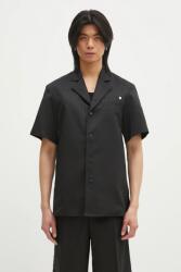 Helmut Lang Calvin Klein Jeans ing gyapjú keverékből Modest Ss Sh. Tonal J - fekete 44