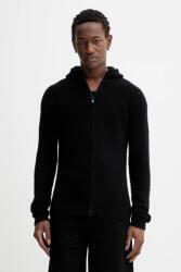 Heliot Emil gyapjú kardigán - fekete M