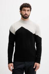 Giorgio Armani pulóver gyapjúkeverékből - fekete M - answear - 64 990 Ft