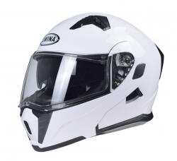 Awina Casca moto rabatabila cu ochelari de soare, Awina JK906, culoare alb, marime L(59-60cm) (AJ00015) - simoto