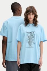 PANGAIA pamut póló - kék XS
