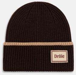 Drôle de Monsieur gyapjú sapka Le Bonnet Laine - barna Univerzális méret