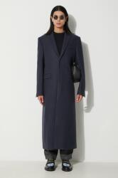 424 kabát gyapjú keverékből - sötétkék 52