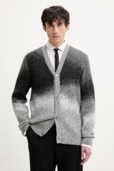 Desigual kardigán gyapjú keverékből MANCHESTER - szürke L