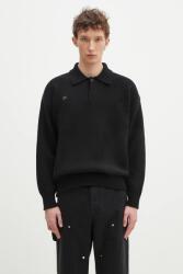 PANGAIA kasmír pulóver - fekete M