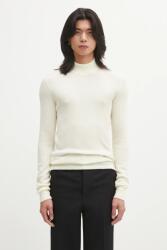 Visvim gyapjú pulóver SOLAR WAFFLE SKIVVY - bézs M