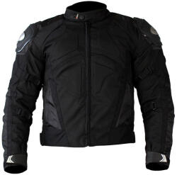 Roy Geaca moto textila scurta PGS 12-13-2550, protectii coloana, coate si umeri, culoare negru, marime 2XL (ROY07340) - simoto