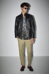 Medicine bőrdzseki - fekete XXL