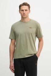 Aeronautica Militare pamut póló - zöld S - answear - 15 190 Ft