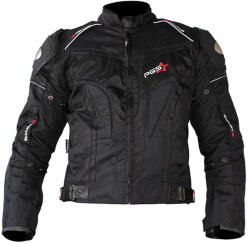 Roy Geaca moto textila scurta PGS 12-13-2750, protectii coloana, coate si umeri, culoare negru, marime XL (ROY07352) - simoto